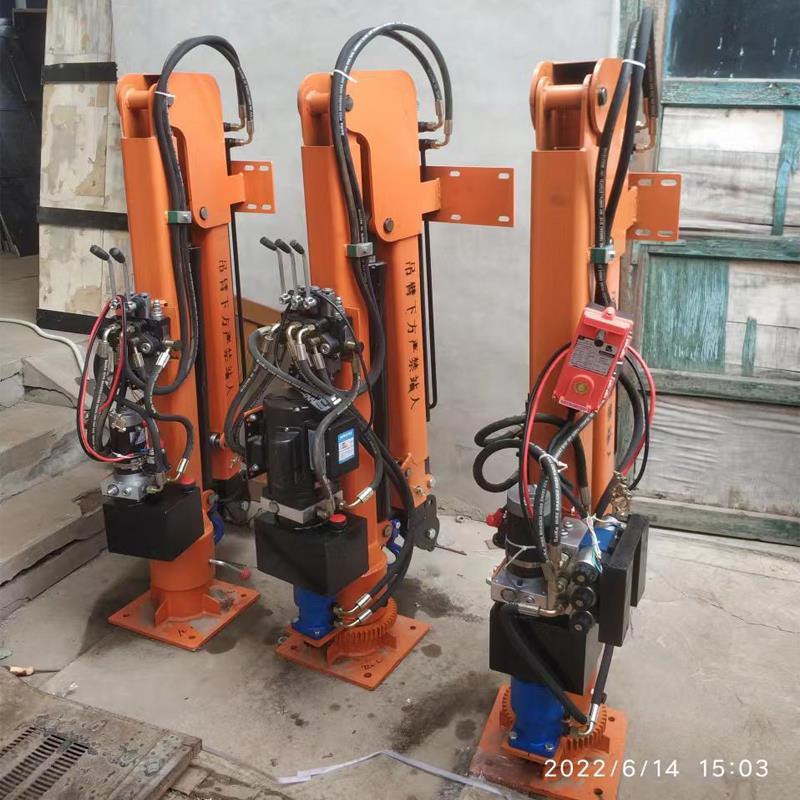 澳门半岛重汽蓝牌随车吊 3.2吨 国六动力强 液压驱动 农用自卸起重机